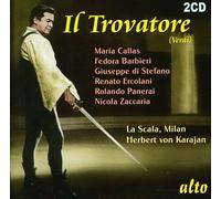 Verdi : Le trouvère. Callas, Barbieri, di Stefano, Panerai, Karajan.