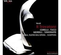 Verdi : Le Trouvère. Merrill, Tucci, Simionato, Corelli, Mazzoli, Schippers.
