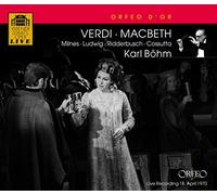 Verdi : Macbeth. Milnes, Ludwig, Ridderbusch, Cossutta, Böhm.