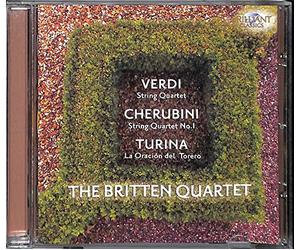 Verdi - Verdi: Quatuor A C.-Cherubini: Quatuor A C.N°1-Turina: La Oración Del Torero
