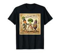 Verduras Bailando Vals Verduras Divertidas Vintage Camiseta