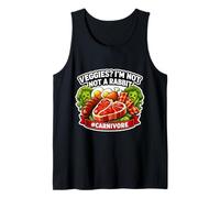 Verduras, no Soy un Conejo carnívoro, Amante de la Dieta, carnívoro Camiseta sin Mangas