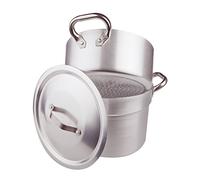 Verduras Pot Cook y cuscús con Cacerola Steamer espesor de 3 milímetros por completo de la tapa y dos asas de acero, diámetro 400 Mm cod.ALMA15240