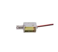 VerdureJ DC 3V 5V-6V 9V 12V Micro resorte de succión imán solenoide carrera 4mm for cerradura eléctrica(5V-6V)