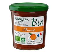 Vergers Des Alpilles - Mermelada de albaricoque orgánico extra 370 g - Pack de 4