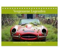 Vergessene Legenden (Tischkalender 2026 DIN A5 quer), CALVENDO Monatskalender: Die Kunst des Verfalls: Rostige Klassiker in ihrer letzten Ruhe