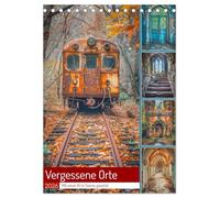 Vergessene Orte (Tischkalender 2026 DIN A5 hoch), CALVENDO Monatskalender: Unser Kalender entführt Sie jeden Monat zu faszinierenden, verfallenen ... der Zeit und den Elementen gezeichnet wurden.