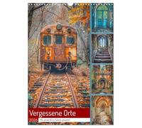 Vergessene Orte (Wandkalender 2026 DIN A3 hoch), CALVENDO Monatskalender: Unser Kalender entführt Sie jeden Monat zu faszinierenden, verfallenen ... der Zeit und den Elementen gezeichnet wurden.
