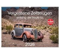 Vergessene Zeitzeugen entlang der Route 66 (Wandkalender 2026 DIN A2 quer), CALVENDO Monatskalender: Zeitzeugen entlang der westlichen Route 66 in zahlreichen Bildern dokumentiert