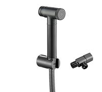 VERIDIANFLOW Rociador de bidé for inodoro, rociador de bidé portátil, kit de rociador de baño de agua fría individual de latón(Grey)