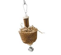 Verificación de Juguetes para Loros, trituración de Juguete para Loros, juguetei de masticación para pájaros de Papel de Jaula, Lindos juguetessdecorativos de trituración, juguetede masticación Ver