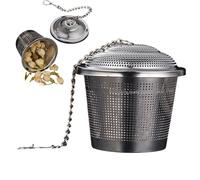 Verificación del filtro de té, bola de filtro de condimento - Verificación de condimento portátil multifuncional,Gadgets de cocina de metal, cesta de filtro de té de alimenticio po