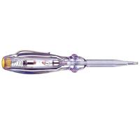 Verificador de voltaje VDE - Dispositivo para comprobar la presencia de voltaje en circuitos eléctricos. Diseño compacto y fácil de usar.