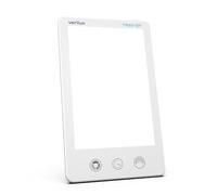 Verilux HappyLight Luxe - Lámpara de terapia de luz con 10.000 lux, sin UV, luz blanca brillante LED con brillo ajustable, color, temporizador de cuenta regresiva y soporte, aumenta el estado de