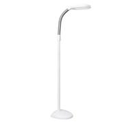 Verilux Lámpara de pie VF01AA5, cuello de cisne Easyflex ajustable, marfil