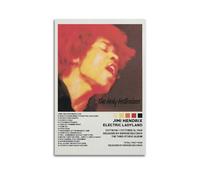 VerimP Jimi Hendrix Electric Ladyland - Póster de portada de álbum, sin marco, 40 x 60 cm, retro moderno, música, póster artístico de pared, decoración de sala de estar