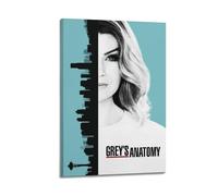 VerimP Póster de la película Anatomía de Grey Vintage Art Poster Wall Art Decor Canvas Poster & Prints Wall Poster For Room Aesthetic 08x12inch(20x30cm) Frame-style