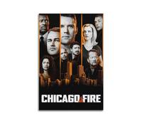 VerimP Póster de la película Chicago Fire, póster de arte vintage, decoración de pared, póster e impresiones, póster de pared para habitación estética, 12 x 18 pulgadas (30 x 45 cm), estilo sin marco