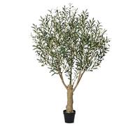 VeriNatural Planta Artificial Olivo Grande 180cm - Árbol Artificial con Frutas Rojas y Negras,Hojas de Seda - Plantas Artificiales Ideal para Decoración de Hogar, Oficina, Interior y Exterior,VN160