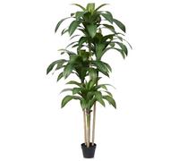 Verinatural Plantas Artificiales Decorativas 180 CM- Dracaena Artificial Grande con Hojas Verdes, UV Resistente Planta Artificial Realista y Durable - Oficina Hogar Salón Terraza para Decorativas