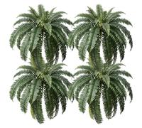 VeriNatural Set de 4 Helechos Artificiales Grandes 122cm-33 Hojas por Plantas Artificiales Decorativas Resistentes a Rayos UV-Plantas Falsas para Interior y Exterior de Hogar,Jardín,Mesa,Salón,VN141