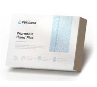 Verisana Prueba de gusano perro Plus - Comprobación integral de parásitos - Protege a tu perro de lombrices pulmonares, giardias y más - Fácil de tomar muestras en casa