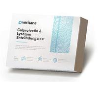 Verisana | Prueba de heces de calprotectina y lisozima | Prueba de inflamación intestinal | Para el estómago, diarrea e inflamación intestinal | Muestra de heces para la detección de inflamación en el