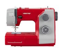 VERITAS Máquina de coser Power Stitch 17 I Máquina de coser mecánica, 17 programas de puntada, tensión de hilo automático y ayuda para enhebrar, cortador de hilos, longitud de puntada ajustable, luz