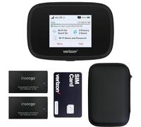 Verizon Wireless Jetpack Inseego MiFi 7730L | Punto de acceso móvil desbloqueado para viajes | WiFi portátil móvil 4G | LTE Cat9 hasta 450 Mbps | Uso hasta 12 horas | Paquete EVDO-LINK - Tarjeta SIM