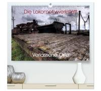 Verlassene Orte - Die Lokomotivwerkstatt (hochwertiger Premium Wandkalender 2026 DIN A2 quer), Kunstdruck in Hochglanz: 12 eindrucksvolle Fotokunstwerke eines einmaligen Ortes.