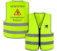 VerLuky Regalo de jubilación para hombres y mujeres, chaleco para jubilación con respeto, jubilado libre, regalos divertidos para jubilación, regalo de jubilación, verde, Talla única