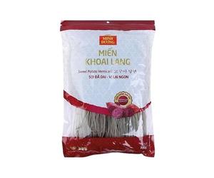 Vermicelli de batata dulce 300 g Fideos de cristal coreanos de almidón de patata dulce, textura elástica, ideales para japchae, sopas, salteados y ensaladas