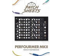 Vermona PERfourMer MKII Blank Patch Sheets Notebook: Become a more organized songwriter with this Blank Patch Sheet notebook so you can spend more time creating and less time forgetting.