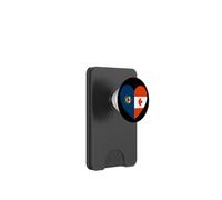 Vermont and Canada Flags: Heart Shaped Unity PopSockets PopWallet para MagSafe