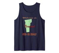 Vermont, Bienvenido a. ¡Ahora Vete a casa! Camiseta sin Mangas