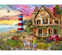 Vermont Christmas Company Beachside Home - Rompecabezas de 550 Piezas