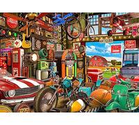 Vermont Christmas Company Rompecabezas de 1000 Piezas de antigüedades, Rompecabezas temático Vintage para Adultos y familias