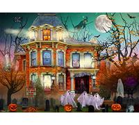 Vermont Christmas Company Rompecabezas de Halloween embrujado, 1000 piezas