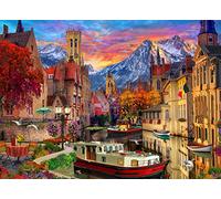 Vermont Christmas Company Rompecabezas del Canal Europeo de 1000 Piezas