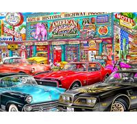 Vermont Christmas Company - Rompecabezas histórico de 1000 piezas, piezas totalmente entrelazadas y con formas aleatorias, 26 5/8 x 19 1/4 pulgadas