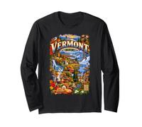 Vermont, el Estado de Las montañas Verdes Desde 1791 Manga Larga