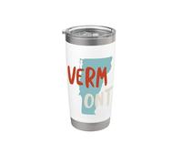 Vermont USA, VT Estado de Vermont Souvenir Vaso térmico de acero inoxidable de doble pared