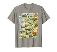 Vermont VT USA, Jarabe de Arce, huertos de Manzana Camiseta
