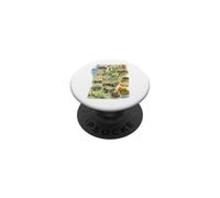 Vermont VT USA, Jarabe de Arce, huertos de Manzana PopSockets PopGrip Adhesivo