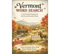 Vermont Word Search Puzzle Book: Vermont Themed Word Search | 6x9 inches, 110 pages | 50+ Puzzles | Perfect for Vacation Homes, Road Trips, Holidays, or general Screen Free Time