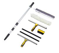 Vermop Set de Limpieza de Ventanas de 35 cm, Aluminio, PP, PES, Gris Antracita, Gris