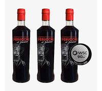 Vermouth Perucchi Il Giovane - Pack de 3 Botellas de Vermut Rojo de 1L - Primer Vermut 100% Elaborado en España - Vermouth Rosso Joven Sin Envejecimiento - Receta Artesana y Casera