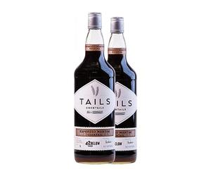 Vermut Bacardí Tails Cocktails Espresso Martini Botella Misil 1 L (Caja de 2 Botella Misil de 1 L)