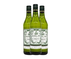 Vermut Dolin Dry 75 aja de 3 Botellas de 75 cl)