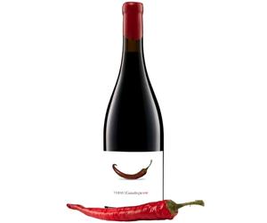 Vermut La Guindilla - Vermut Rojo Artesano Picante - Elaborado con Guindilla de Zamora y Vino Tinto de Toro envejecido en barrica - Presentación Premium con Corcho Natural y Lacre - 1 botellas 75cl.